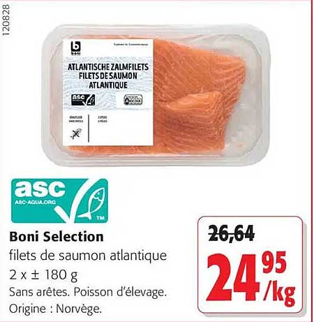 Boni Selection filets de saumon atlantique