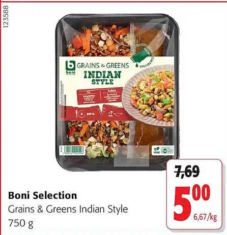 Boni Selection Grains & Greens Indian Style 750 g