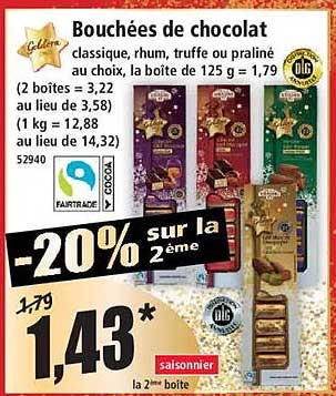 Bouchées de chocolat