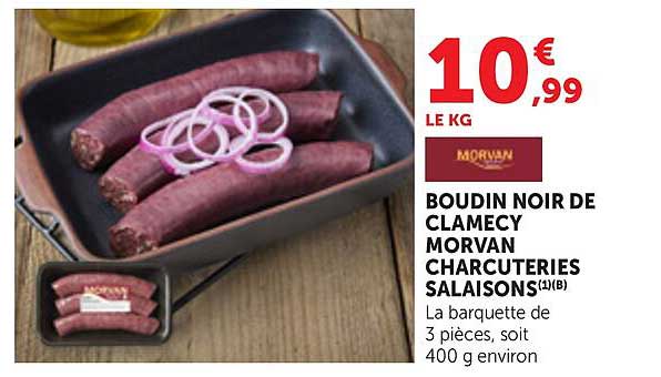 BOUDIN NOIR DE CLAMECY MORVAN CHARCUTERIES SALAISONS