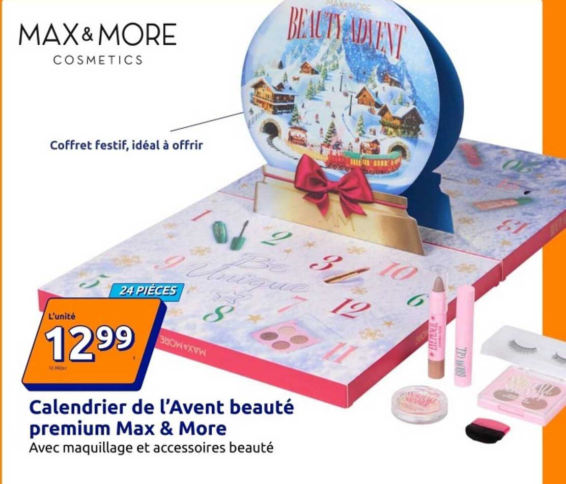 Calendrier de l’Avent beauté premium Max & More
