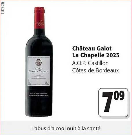 Château Galot La Chapelle 2023