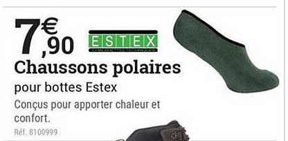 Chaussons polaires pour bottes Estex
