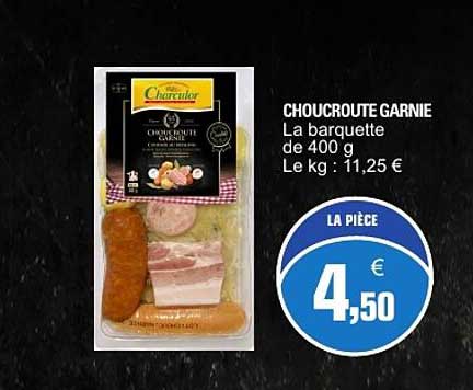 CHOUCROUTE GARNIE