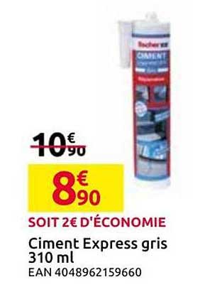 Ciment Express gris 310 ml