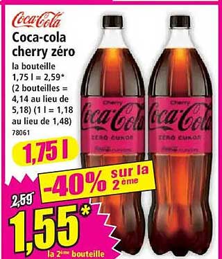 Coca-cola cherry zéro