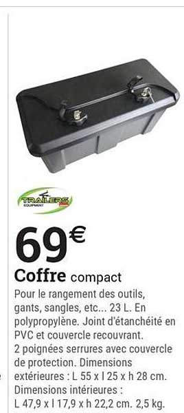 Coffre compact