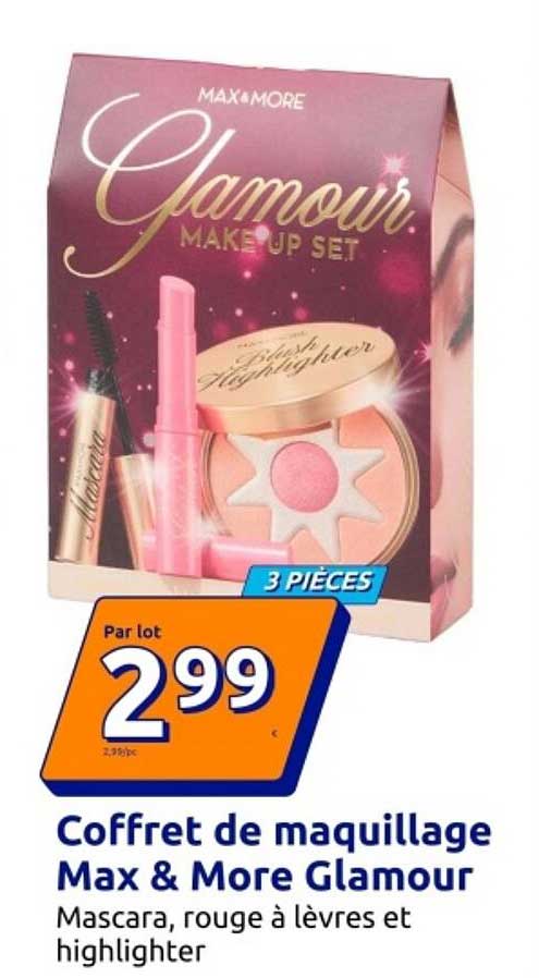 Coffret de maquillage Max & More Glamour