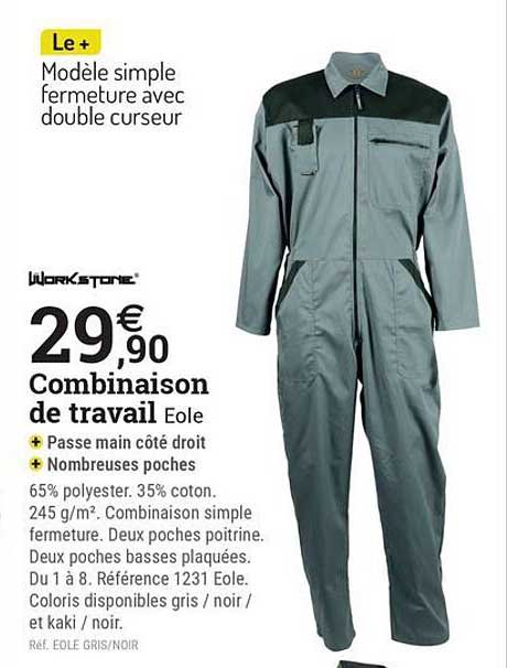 Combinaison de travail Eole