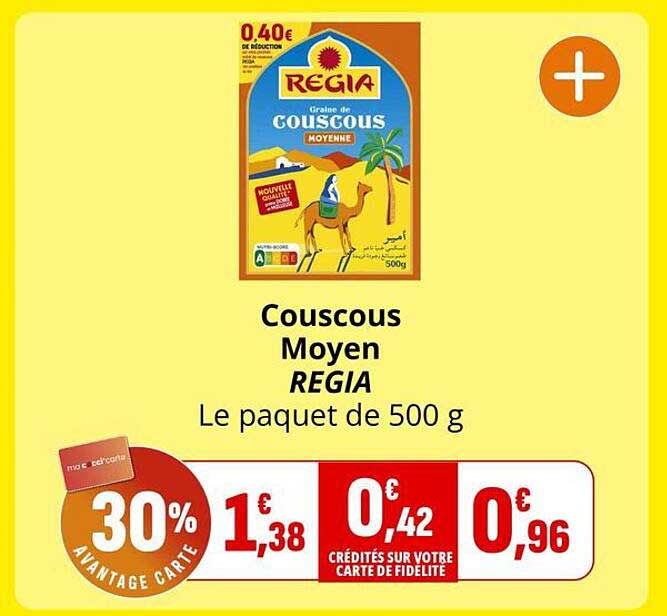 Couscous Moyen REGIA Le paquet de 500 g