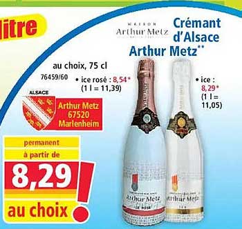 Crémant d’Alsace Arthur Metz