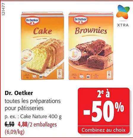 Dr. Oetker toutes les préparations pour pâtisseries