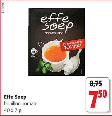 Effe Soep bouillon Tomate 40 x 7 g