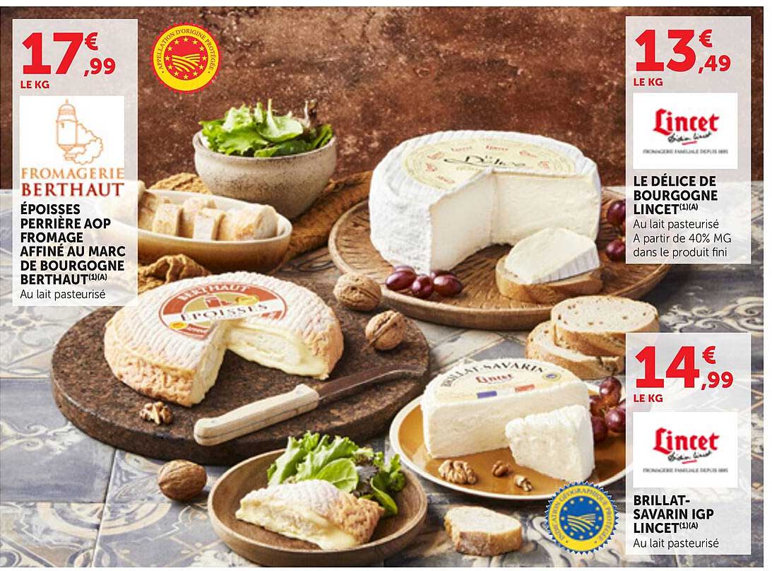 ÉPOISSES PERIÈRE AOP FROMAGE AFFINÉ AU MARC DE BOURGOGNE BERTHAUT