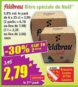 Feldbrau Bière spéciale de Noël