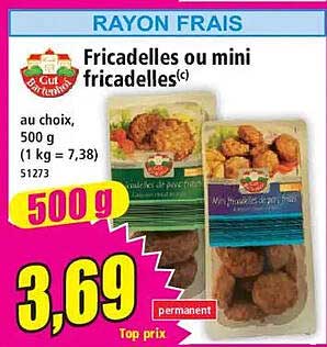 Fricadelles ou mini fricadelles(c)