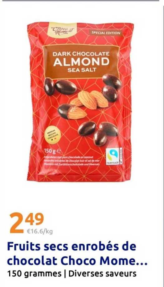 Fruits secs enrobés de chocolat Choco Mome...