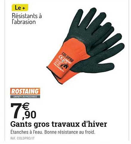 Gants gros travaux d'hiver