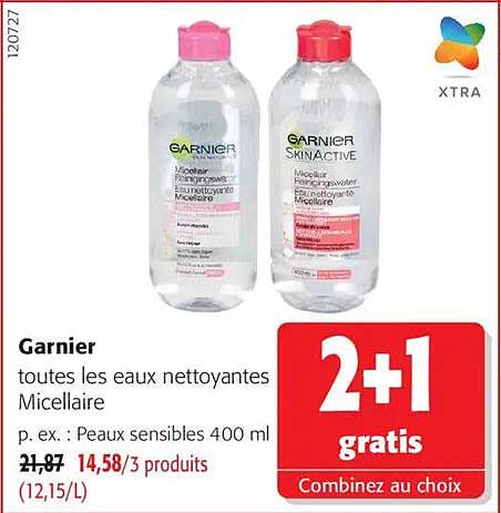 Garnier toutes les eaux nettoyantes Micellaire