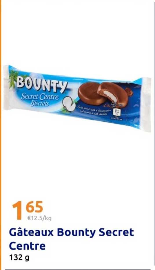 Gâteaux Bounty Secret Centre