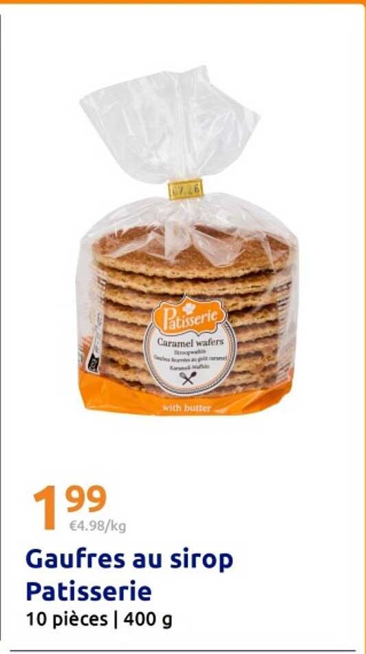 Gaufres au sirop Patisserie
