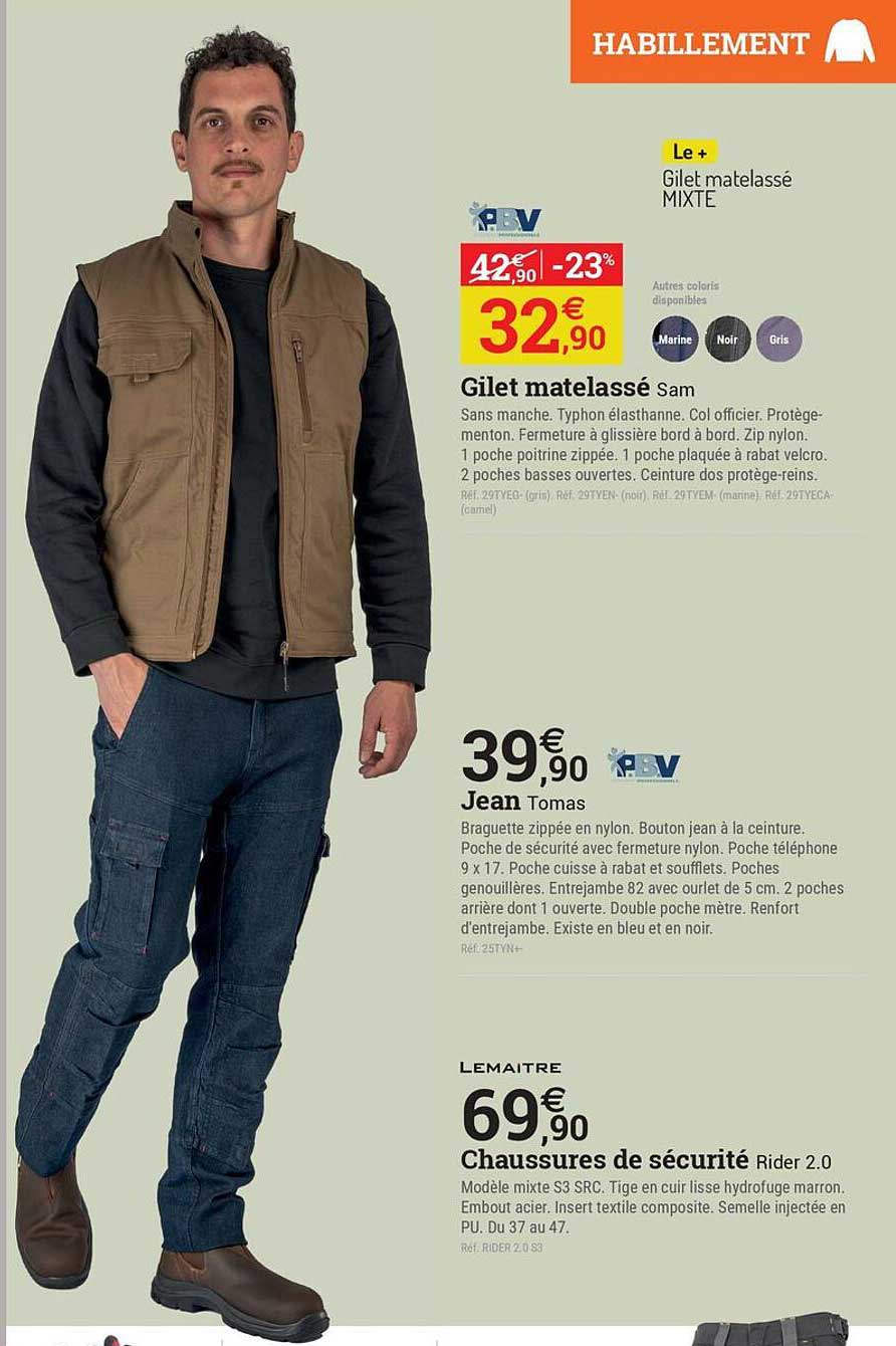 Gilet matelassé Sam