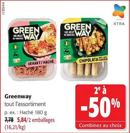 Greenway tout l’assortiment