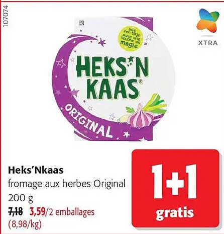 Heks'nkaas fromage aux herbes Original 200 g