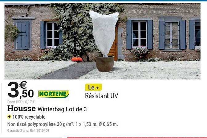Housse Winterbag Lot de 3