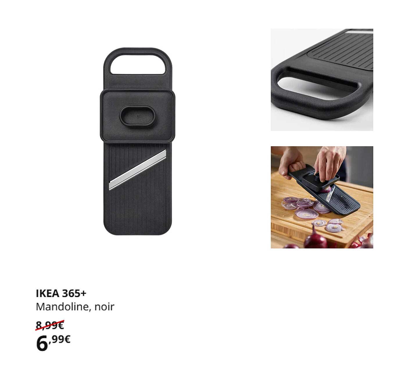 IKEA 365+ Mandoline, noir