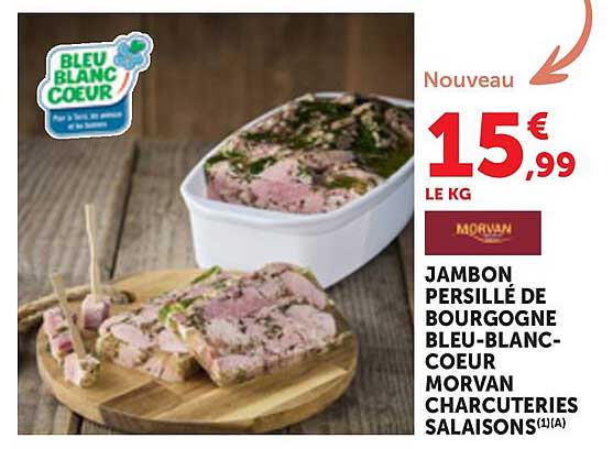 JAMBON PERSILLÉ DE BOURGOGNE BLEU-BLANC-COEUR MORVAN CHARCUTERIES SALAISONS