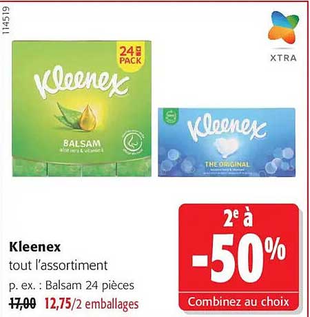 Kleenex tout l’assortiment