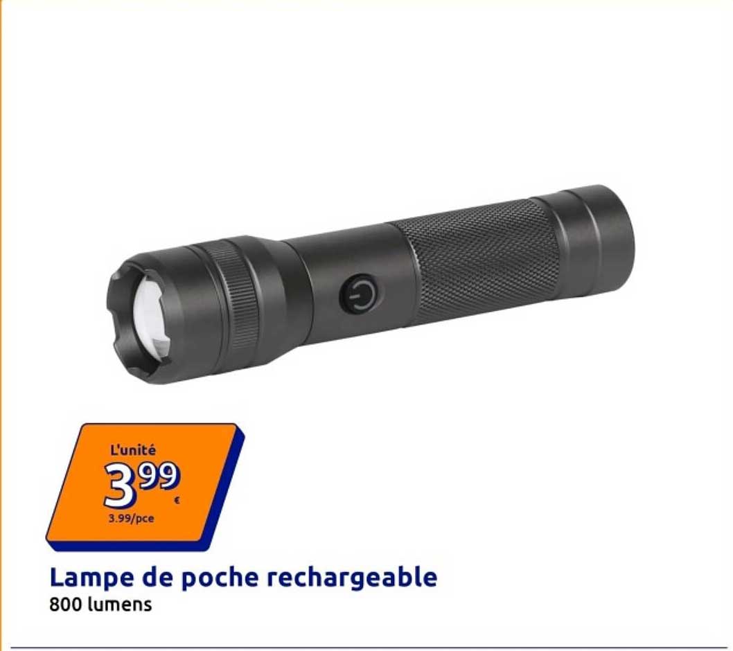 Lampe de poche rechargeable