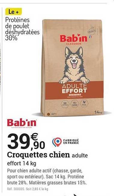 Le + Protéines de poulet déshydratées 30%