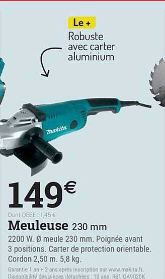 Le + Robuste avec carter aluminium