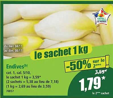 le sachet 1kg