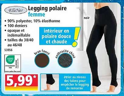 Legging polaire femme