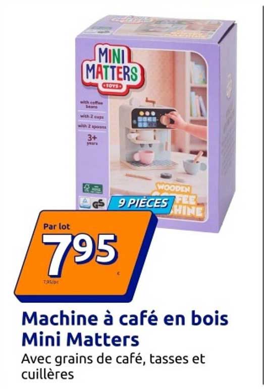 Machine à café en bois Mini Matters