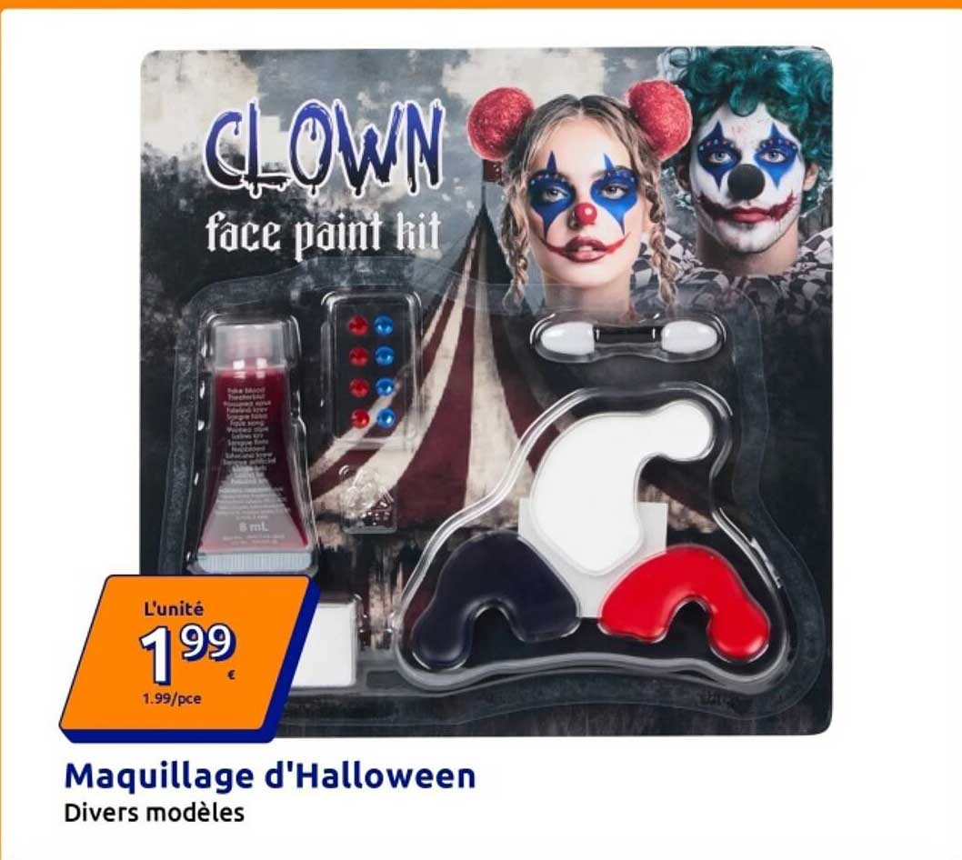 Maquillage d'Halloween