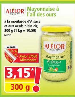 Mayonnaise à l’ail des ours