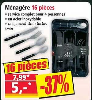 Ménagère 16 pièces