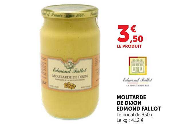 MOUTARDE DE DIJON EDMOND FALLOT