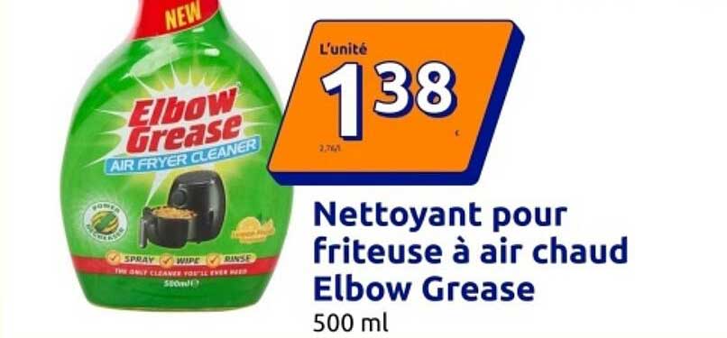 Nettoyant pour friteuse à air chaud Elbow Grease 500 ml