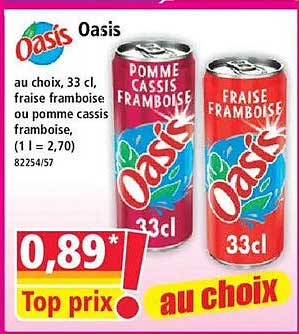 Oasis au choix
