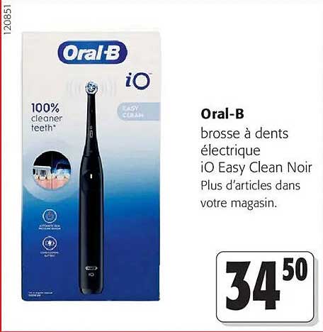 Oral-B brosse à dents électrique iO Easy Clean Noir