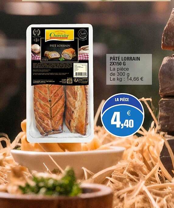 PÂTÉ LORRAIN 2X150 G