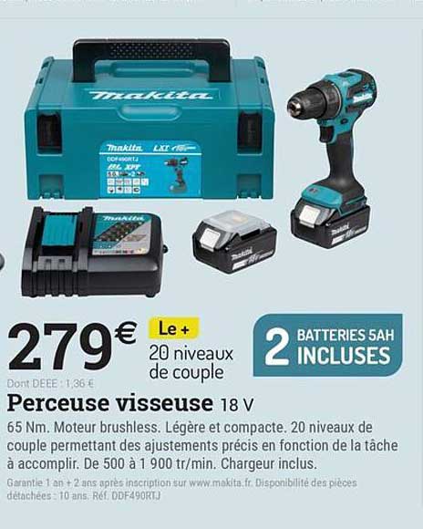 Perceuse visseuse 18 V