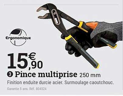 Pince multiprise 250 mm