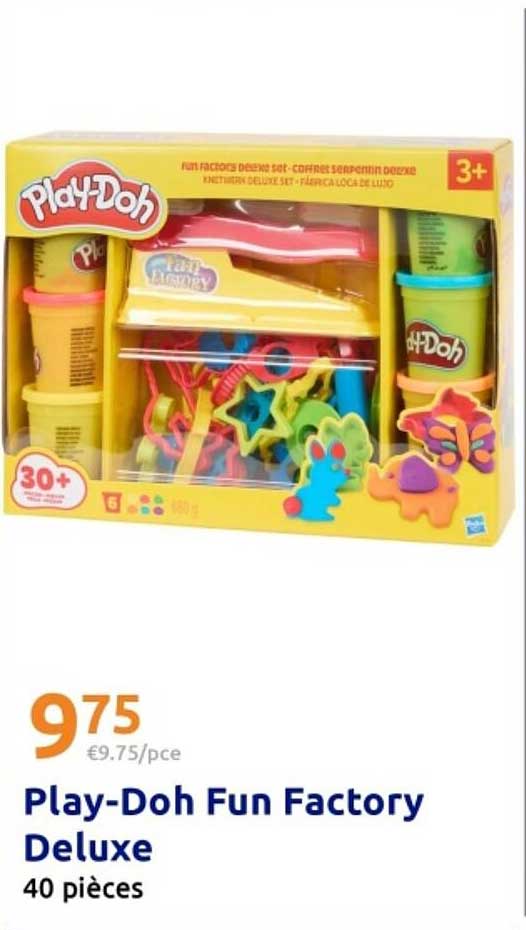 Play-Doh Fun Factory Deluxe 40 pièces