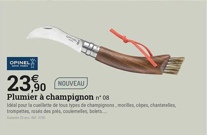 Plumier à champignon n° 08